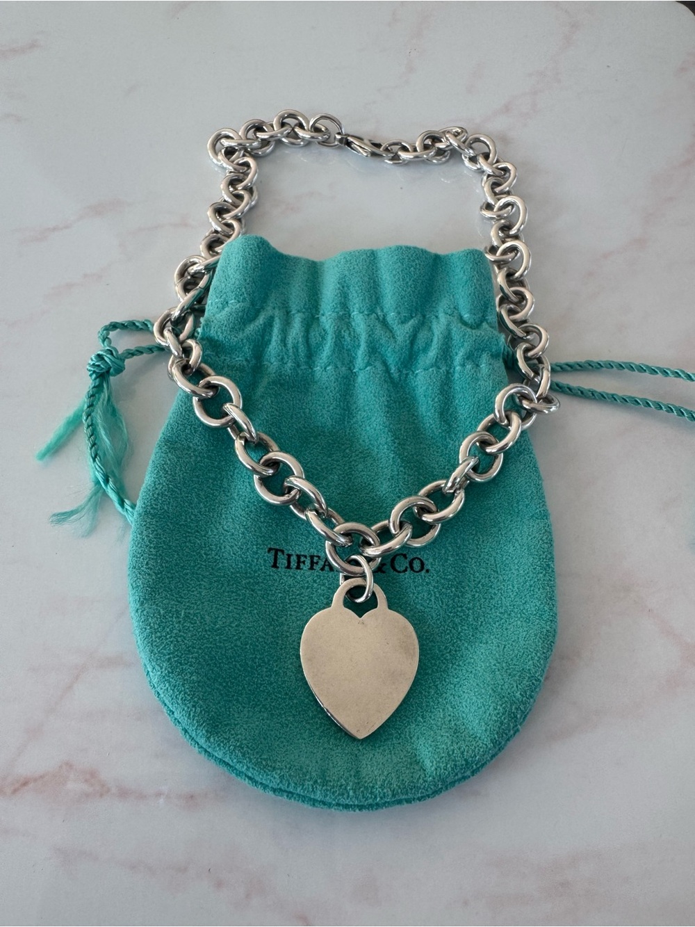 Tiffany & Co. heart tag choker